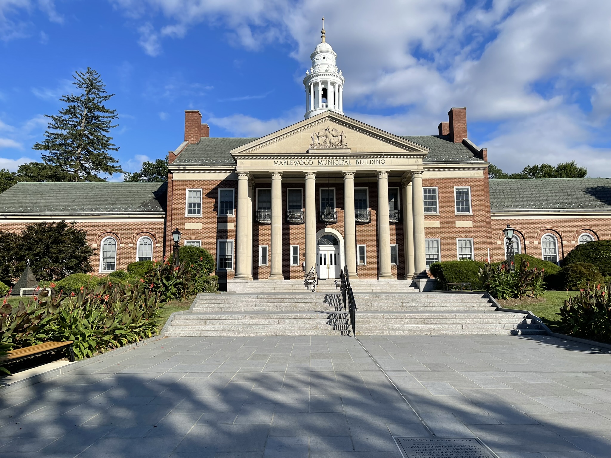 Maplewood Municipal Building with classical architecture