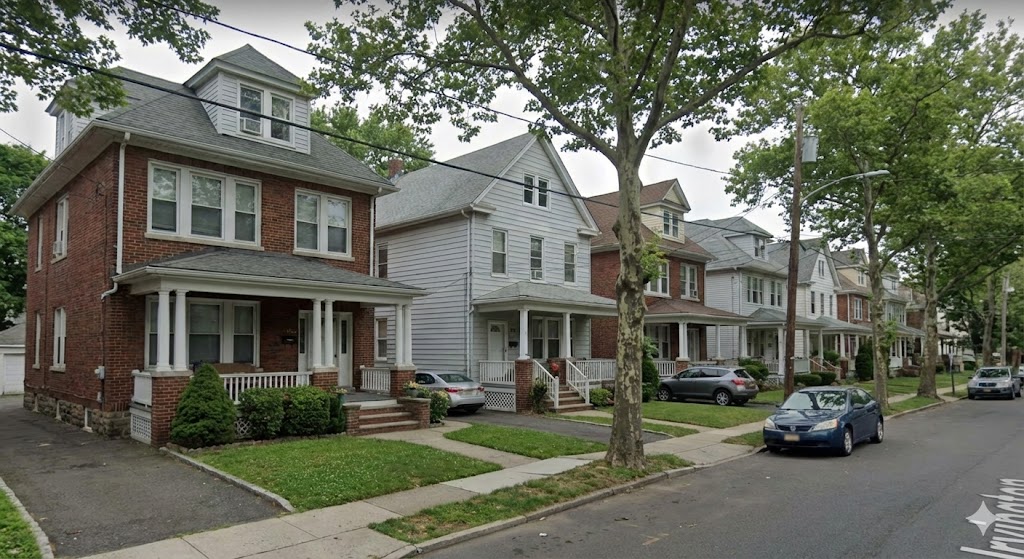 A residential street environment typical of Irvington, NJ