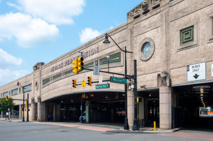 Historic Newark Penn Station building